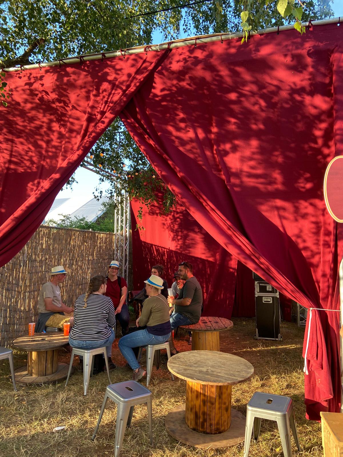Espace détente stand Cirkus Eurocks