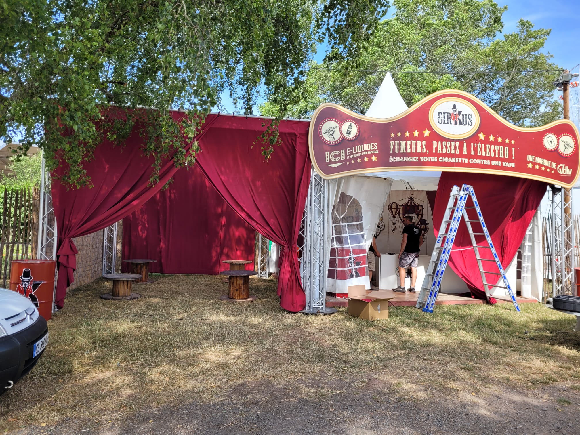 Montage stand Cirkus