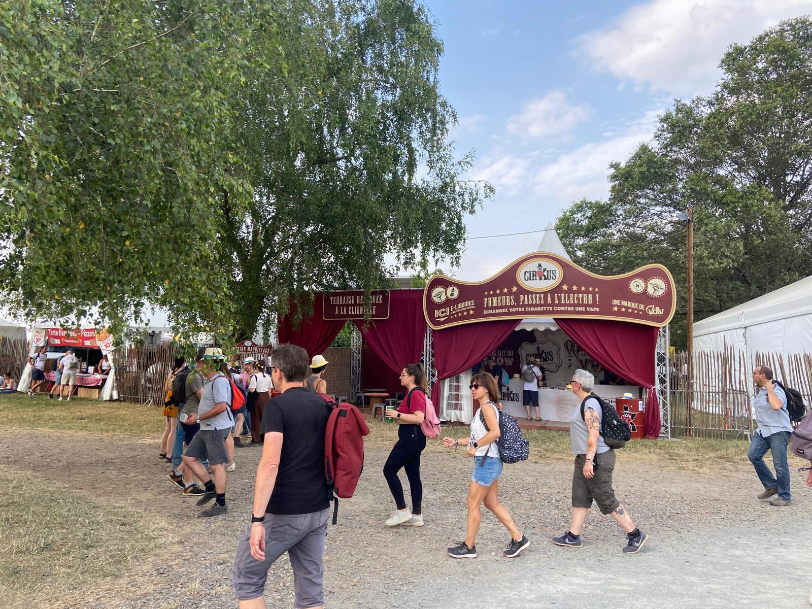 Vue d'ensemble stand Cirkus Eurocks 2023